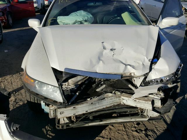 19UUA66254A065034 - 2004 ACURA TL WHITE photo 7