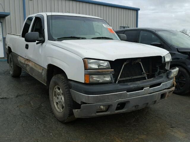 2GCEK19T231222132 - 2003 CHEVROLET SILVERADO WHITE photo 1