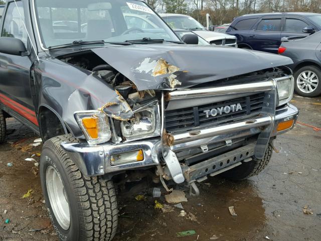 JT4RN01P8K4008542 - 1989 TOYOTA PICKUP 1/2 GRAY photo 9