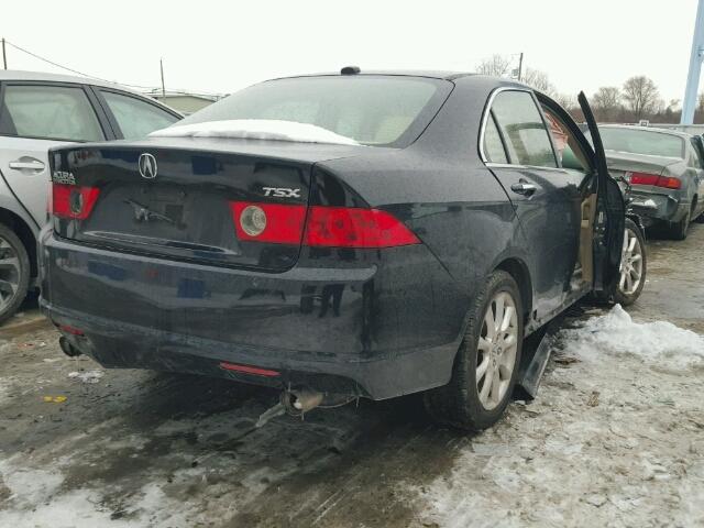 JH4CL96867C019052 - 2007 ACURA TSX BLACK photo 4