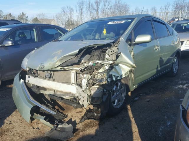 JTDKB20U777679249 - 2007 TOYOTA PRIUS GREEN photo 2