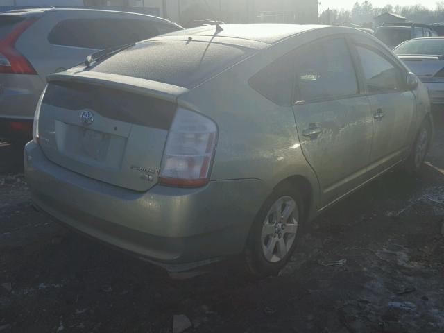 JTDKB20U777679249 - 2007 TOYOTA PRIUS GREEN photo 4