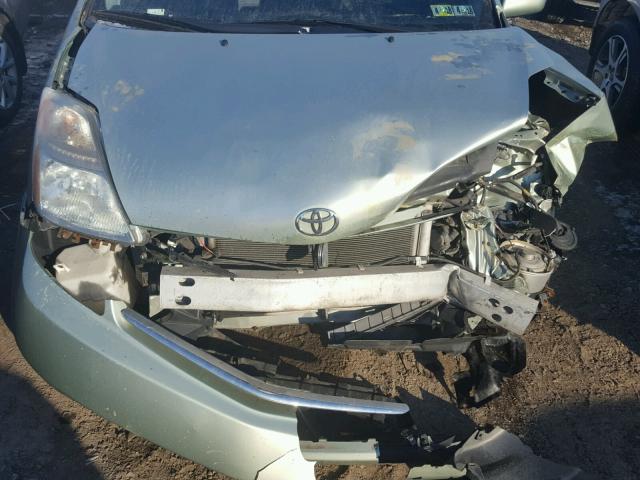 JTDKB20U777679249 - 2007 TOYOTA PRIUS GREEN photo 7