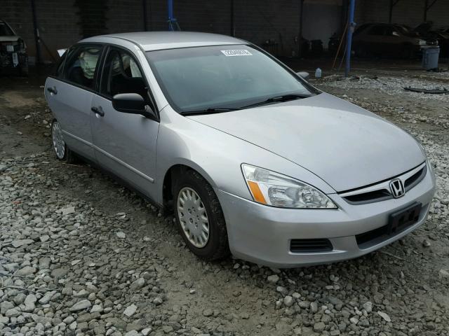 1HGCM56187A013373 - 2007 HONDA ACCORD VAL SILVER photo 1