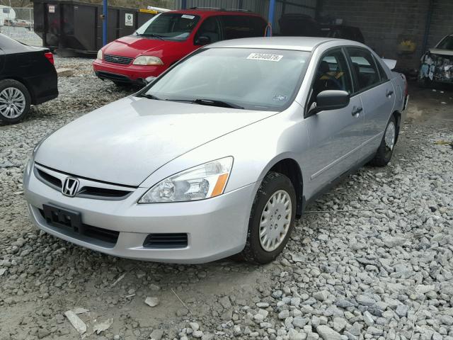 1HGCM56187A013373 - 2007 HONDA ACCORD VAL SILVER photo 2