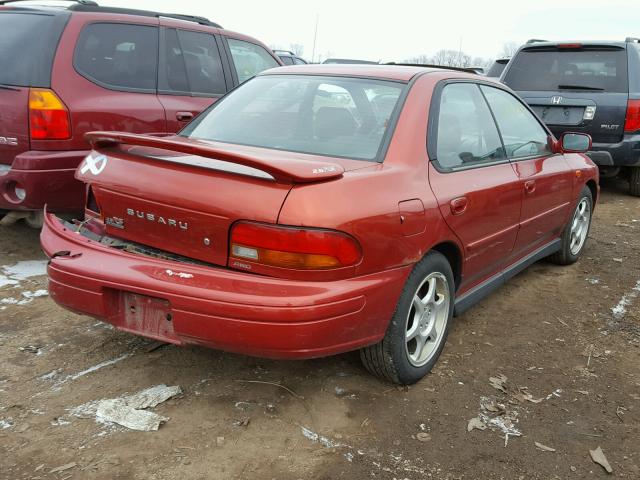 JF1GC6758YH501781 - 2000 SUBARU IMPREZA RS RED photo 4