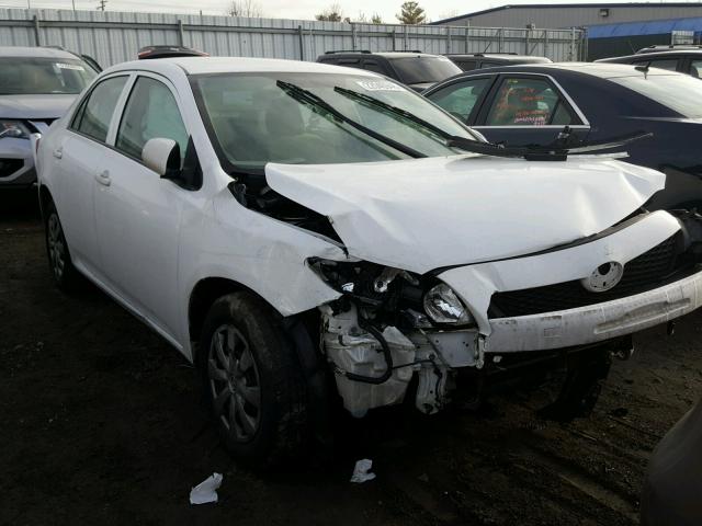 JTDBL40E599054485 - 2009 TOYOTA COROLLA BA WHITE photo 1