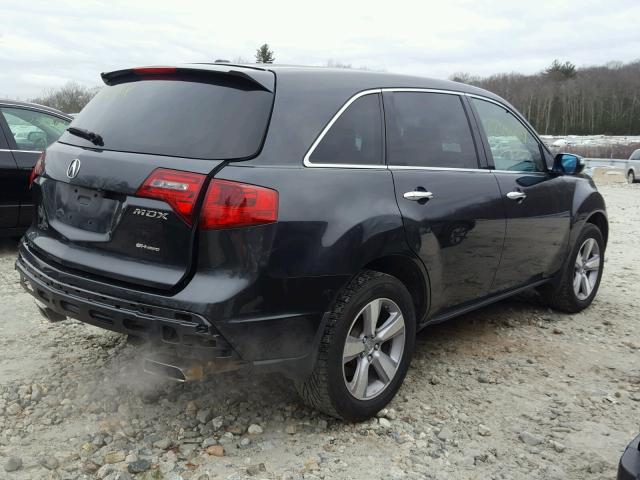 2HNYD2H37DH517454 - 2013 ACURA MDX TECHNO BLACK photo 4