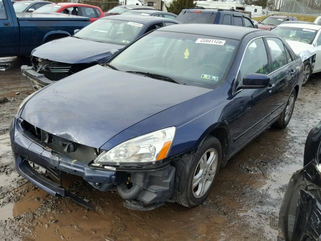 1HGCM563X6A139606 - 2006 HONDA ACCORD SE BLUE photo 2