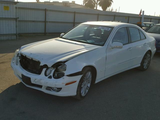 WDBUF56X27B115827 - 2007 MERCEDES-BENZ E 350 WHITE photo 2