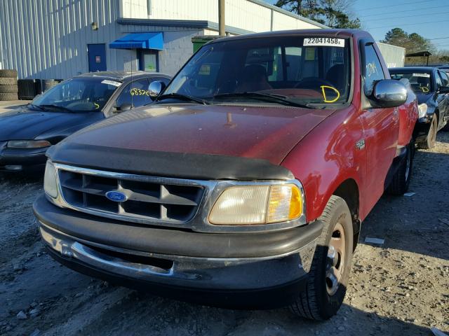1FTDF07W9VKA40521 - 1997 FORD F150 RED photo 2
