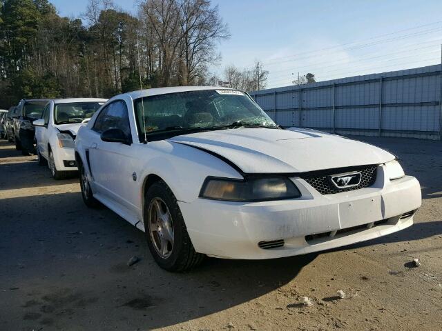 1FAFP40474F109998 - 2004 FORD MUSTANG WHITE photo 1