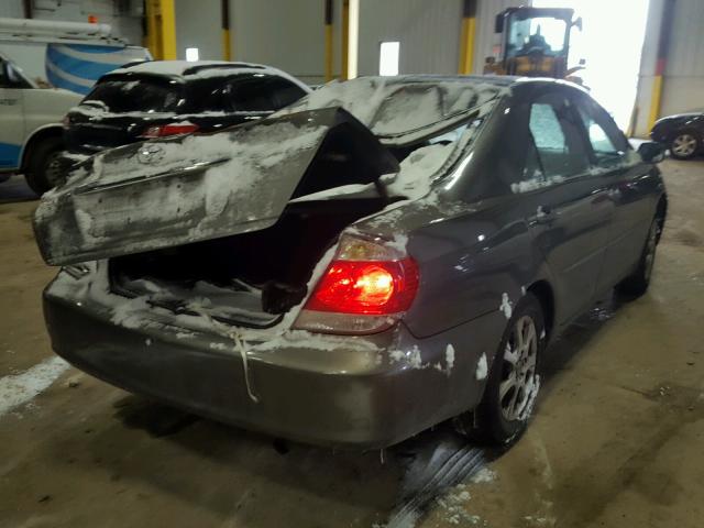 4T1BE32K65U968366 - 2005 TOYOTA CAMRY LE GRAY photo 4