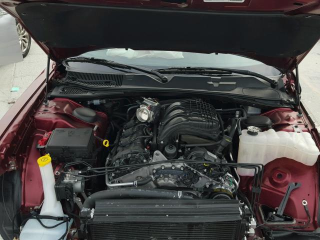 2C3CDZAG7HH592039 - 2017 DODGE CHALLENGER MAROON photo 7