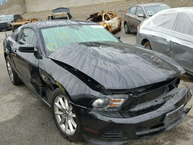 1ZVBP8AMXC5283824 - 2012 FORD MUSTANG BLACK photo 1