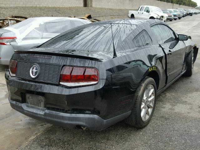 1ZVBP8AMXC5283824 - 2012 FORD MUSTANG BLACK photo 4