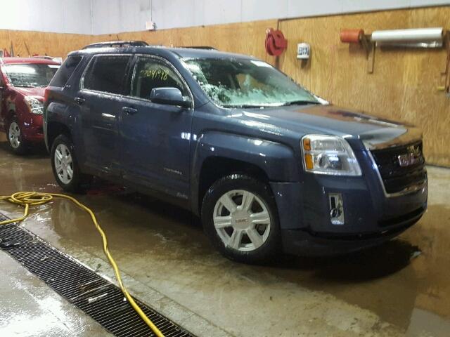 2GKFLWEK0E6315995 - 2014 GMC TERRAIN SL BLUE photo 1