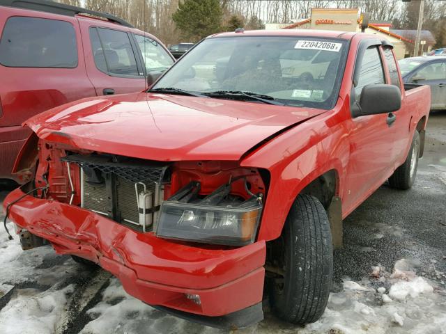 1GCCS299388229886 - 2008 CHEVROLET COLORADO L RED photo 2