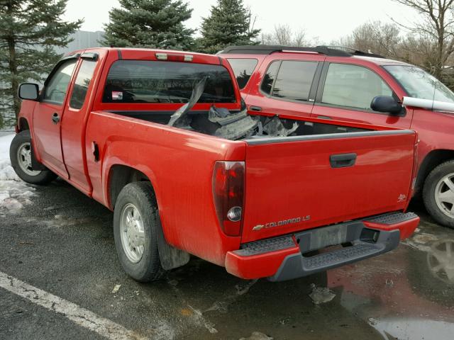 1GCCS299388229886 - 2008 CHEVROLET COLORADO L RED photo 3