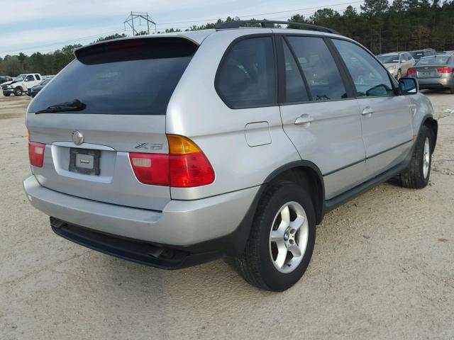 5UXFA53573LP26631 - 2003 BMW X5 3.0I SILVER photo 4