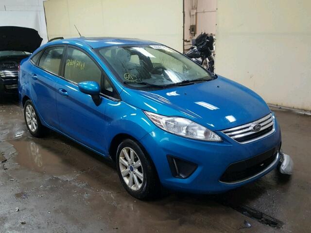 3FADP4BJ2CM128791 - 2012 FORD FIESTA SE BLUE photo 1