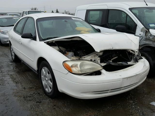 1FAFP52U11G191137 - 2001 FORD TAURUS LX WHITE photo 1