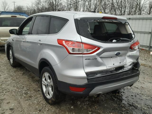 1FMCU0GX3DUD66677 - 2013 FORD ESCAPE SE SILVER photo 3