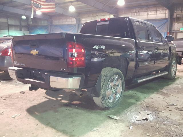 3GCPKTE39BG187850 - 2011 CHEVROLET SILVERADO BLACK photo 4