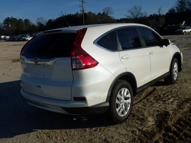 5J6RM3H56FL004701 - 2015 HONDA CR-V EX WHITE photo 4