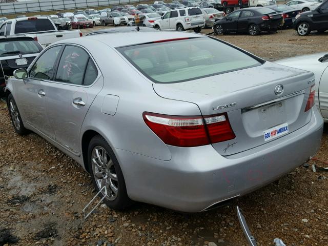 JTHBL46F985067728 - 2008 LEXUS LS 460 SILVER photo 3