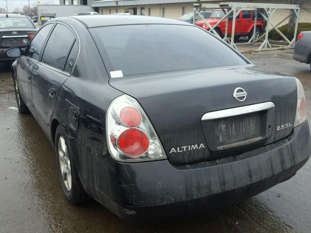 1N4AL11D95C180691 - 2005 NISSAN ALTIMA S BLACK photo 3