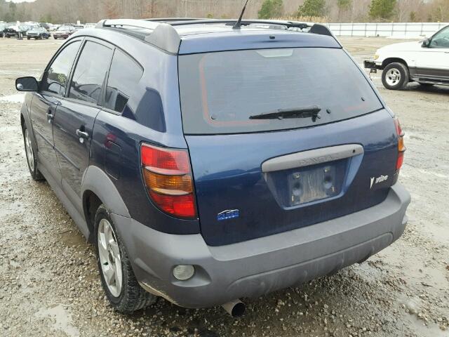 5Y2SL62844Z433845 - 2004 PONTIAC VIBE BLUE photo 3