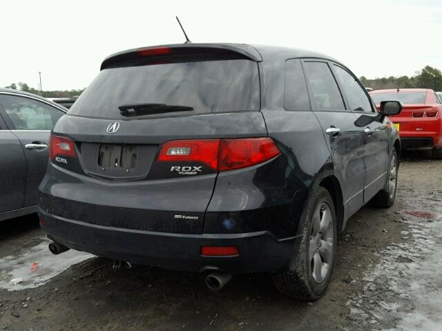 5J8TB18557A008114 - 2007 ACURA RDX TECHNO BLACK photo 4