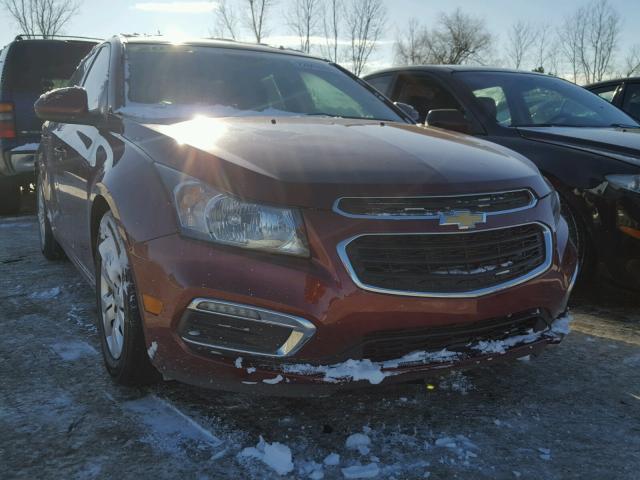 1G1PC5SB7F7268098 - 2015 CHEVROLET CRUZE LT BURGUNDY photo 1