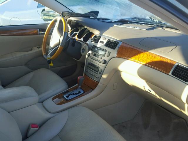 JTHBA30G665142772 - 2006 LEXUS ES 330 GREEN photo 5