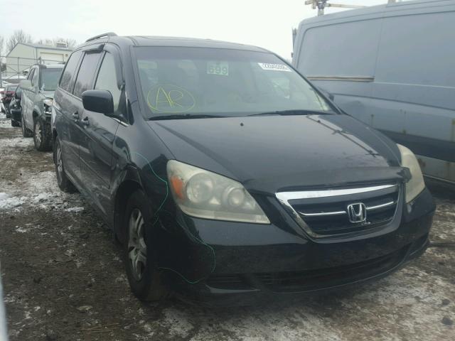 5FNRL38706B453692 - 2006 HONDA ODYSSEY EX BLACK photo 1