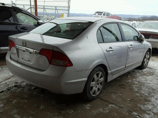 2HGFA1F50AH322619 - 2010 HONDA CIVIC LX SILVER photo 4