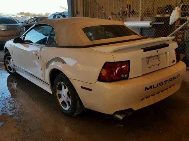 1FAFP4443YF113448 - 2000 FORD MUSTANG WHITE photo 3