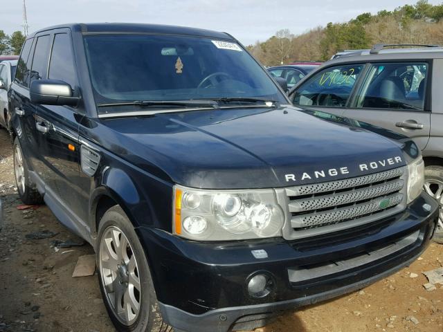 SALSF25458A125752 - 2008 LAND ROVER RANGE ROVE BLACK photo 1