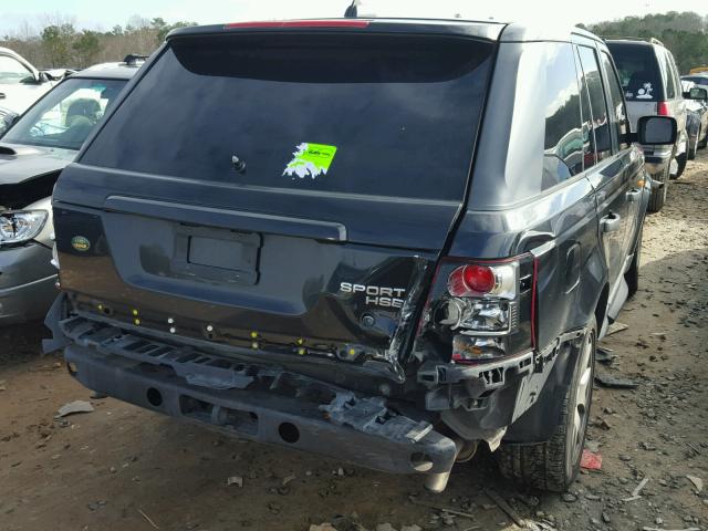 SALSF25458A125752 - 2008 LAND ROVER RANGE ROVE BLACK photo 4