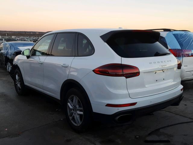 WP1AA2A28GKA11225 - 2016 PORSCHE CAYENNE WHITE photo 3