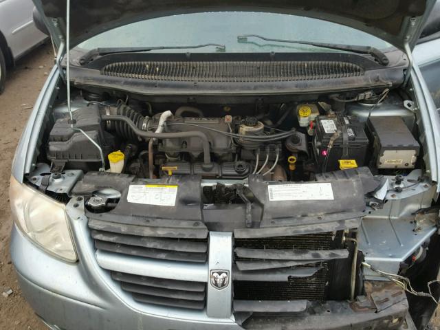 2D4GP44L45R463457 - 2005 DODGE GRAND CARA BLUE photo 7