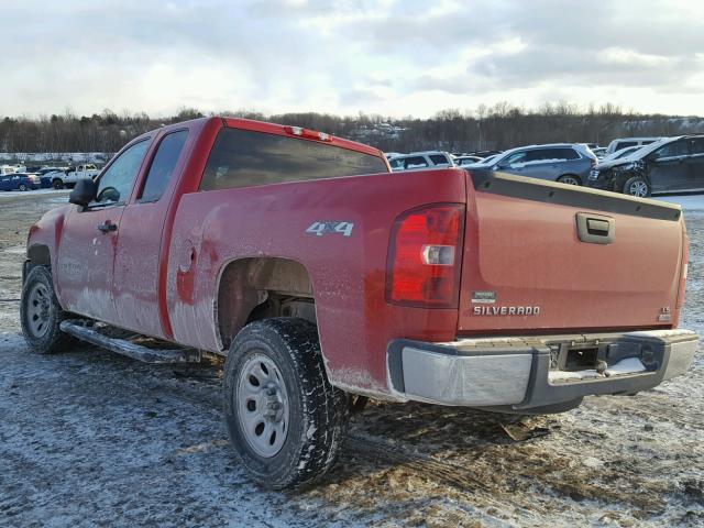 1GCRKPEAXCZ319112 - 2012 CHEVROLET SILVERADO RED photo 3