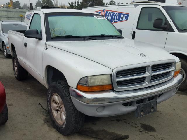 1D7GG46X03S161274 - 2003 DODGE DAKOTA SLT WHITE photo 1