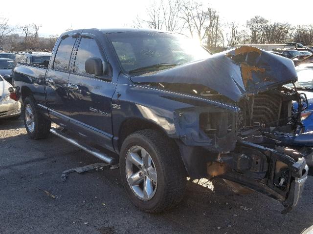 1D7HU18287S151143 - 2007 DODGE RAM 1500 S BLUE photo 1