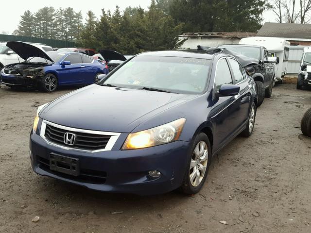 1HGCP368X8A088084 - 2008 HONDA ACCORD EXL BLUE photo 2