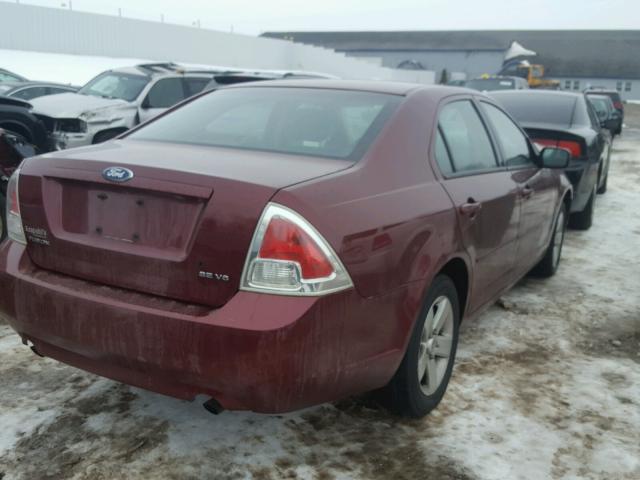 3FAFP07126R200901 - 2006 FORD FUSION SE RED photo 4