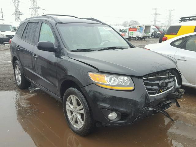 5NMSH4AG3AH343732 - 2010 HYUNDAI SANTA FE S BLACK photo 1