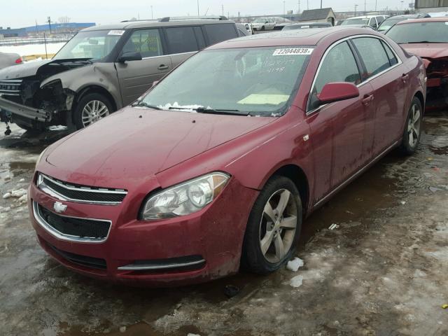 1G1ZJ57B18F174198 - 2008 CHEVROLET MALIBU 2LT RED photo 2