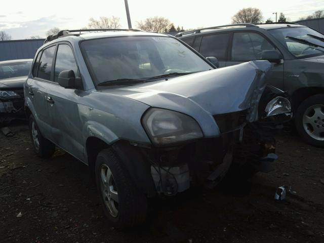 KM8JM12B25U180784 - 2005 HYUNDAI TUCSON GL BLUE photo 1